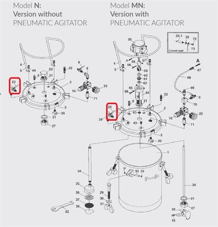 Two Way Valve (Fluid outlet)